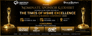 The Times of MSME Excellence Awards & Business Conference 2026 to Bring Together MSMEs, Entrepreneurs and Industry Leaders in Delhi - 3rd Edition Organised by Cyberticks Media Pvt Ltd, Sunny Rathore & Powered By Bharat Bizmart